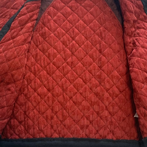 Vintage BETS Canvasbacks Quilted Button-Down Jacket Coat Small S - Picture 7 of 11